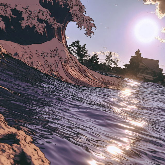Inkflare Urbanime style, Midjourney V8.2, render 3 of 4