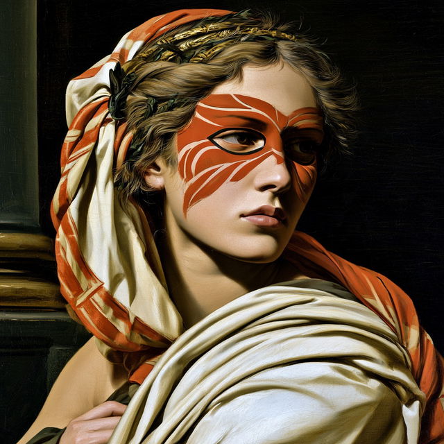 Robes Andromeda style, Midjourney V8.2, render 3 of 4
