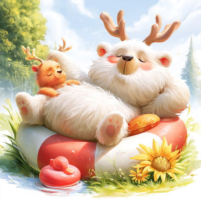 Marzipan Meadow Cartoons style, Midjourney V8.2, render 2 of 4