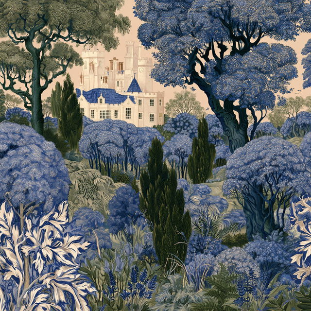 CFA Voysey style, Midjourney V8.2, render 2 of 4