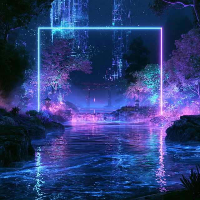 Neonforge Waters style, Midjourney V8.2, render 2 of 4