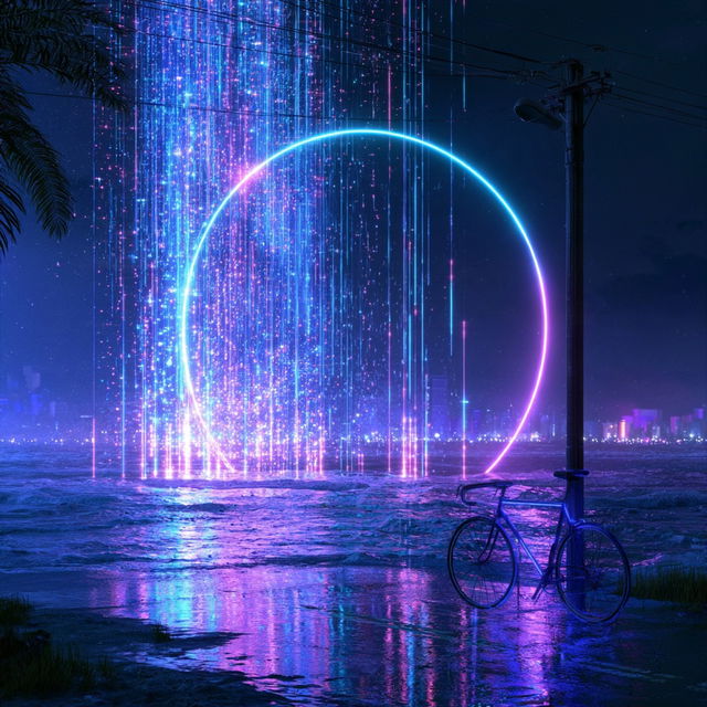 Neonforge Waters style, Midjourney V8.2, render 1 of 4
