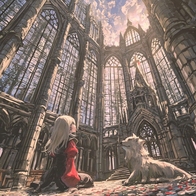 Gothicflow style, Midjourney V8.2, render 4 of 4