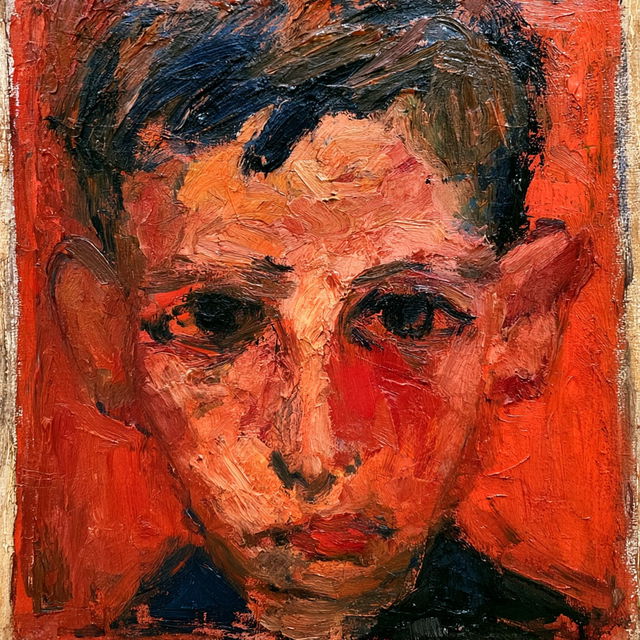 Chaim Soutine style, Midjourney V8.2, render 4 of 4