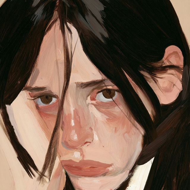 Chantal Joffe style, Midjourney V8.2, render 3 of 4