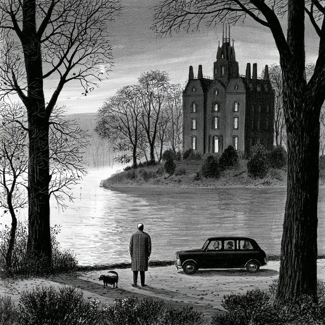 Charles Addams style, Midjourney V8.2, render 2 of 4