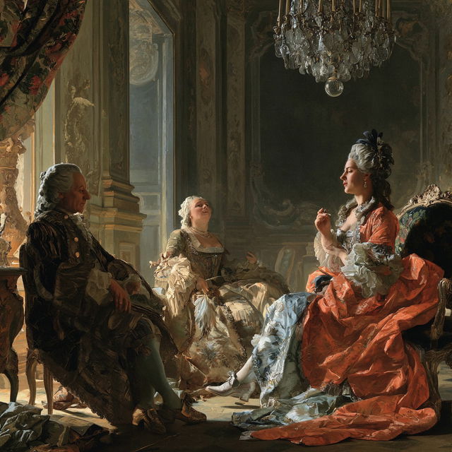 Charles-Andre van Loo style, Midjourney V8.2, render 2 of 4