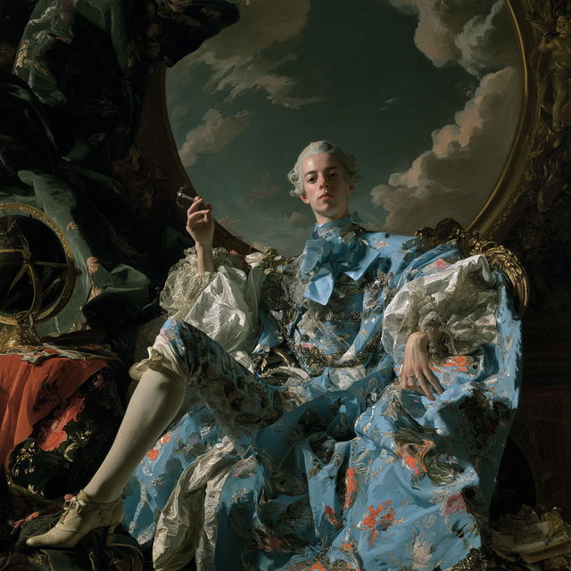 Charles-Andre van Loo style, Midjourney V8.2, render 1 of 4