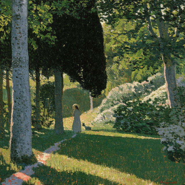 Charles Angrand style, Midjourney V8.2, render 4 of 4