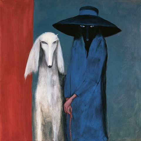 Charles Blackman style (Painters), Midjourney V8.2