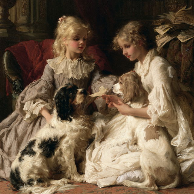 Charles Burton Barber style, Midjourney V8.2, render 2 of 4