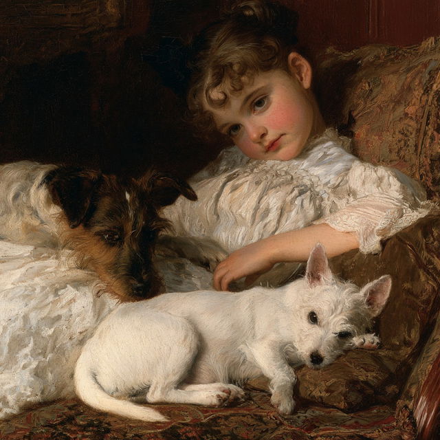 Charles Burton Barber style, Midjourney V8.2, render 3 of 4