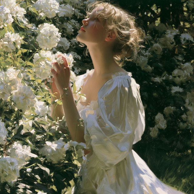 Charles Courtney Curran style, Midjourney V8.2, render 1 of 4