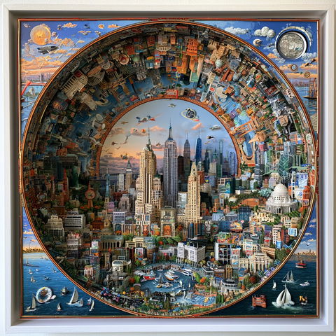 Charles Fazzino style (Painters), Midjourney V8.2