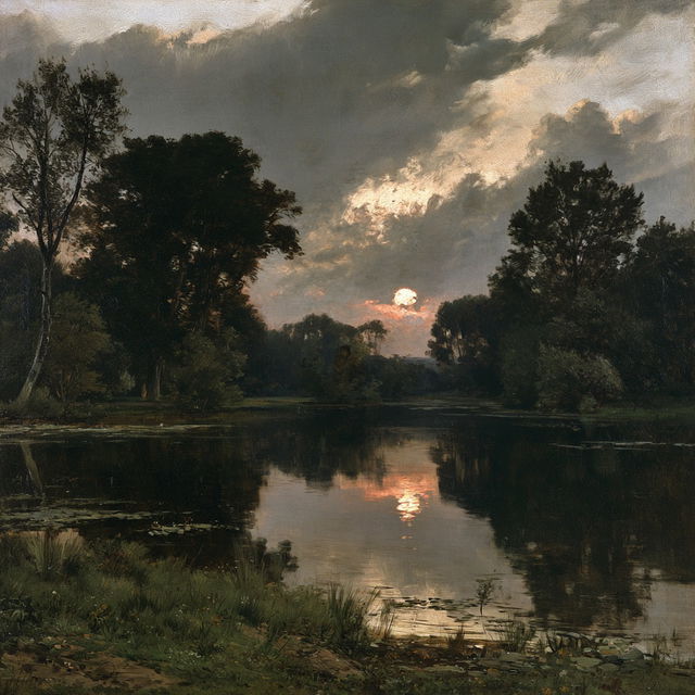 Charles-Francois Daubigny style, Midjourney V8.2, render 2 of 4