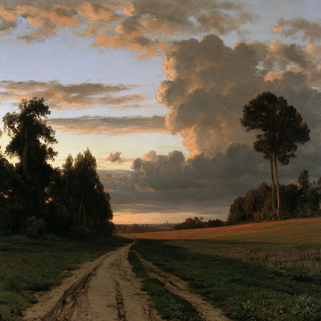 Charles-Francois Daubigny style, Midjourney V8.2, render 3 of 4