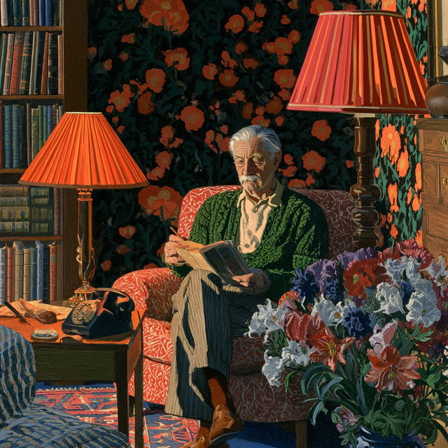 Charles Ginner style, Midjourney V8.2, render 2 of 4