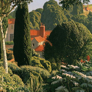 Charles Ginner style, Midjourney V8.2, render 4 of 4