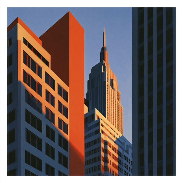 Charles Gwathmey style, Midjourney V8.2, render 4 of 4