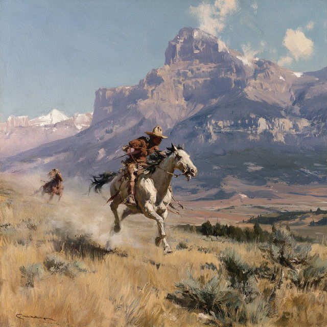 Charles Marion Russell style, Midjourney V8.2, render 2 of 4
