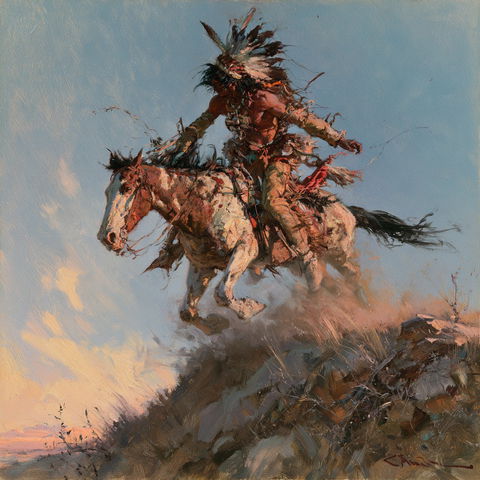 Charles Marion Russell style (Painters), Midjourney V8.2
