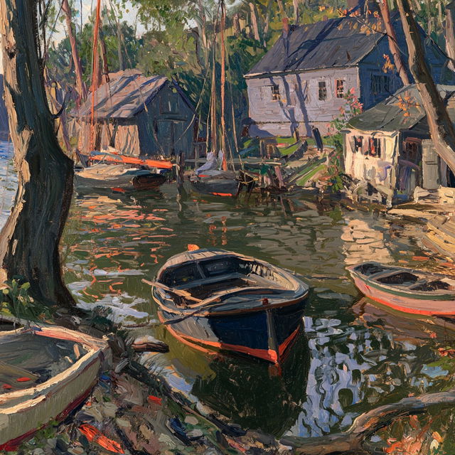 Charles Reiffel style, Midjourney V8.2, render 3 of 4