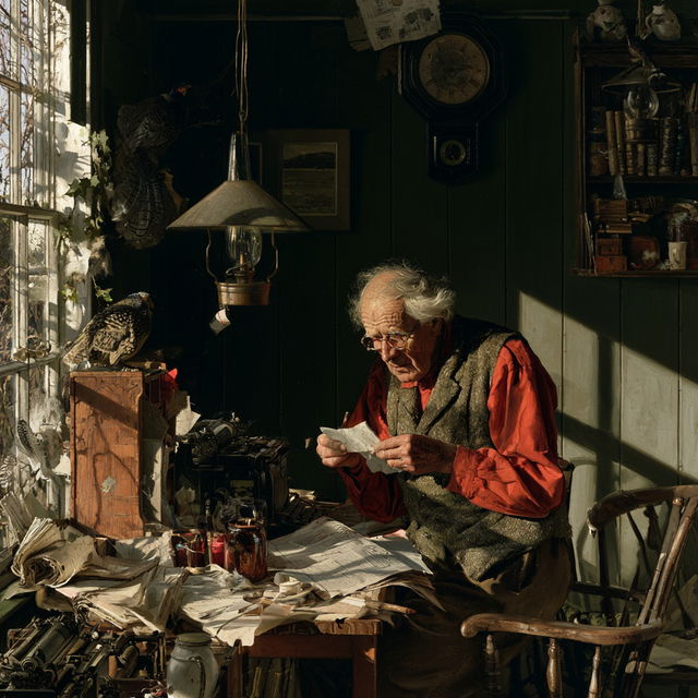 Charles Spencelayh style, Midjourney V8.2, render 2 of 4