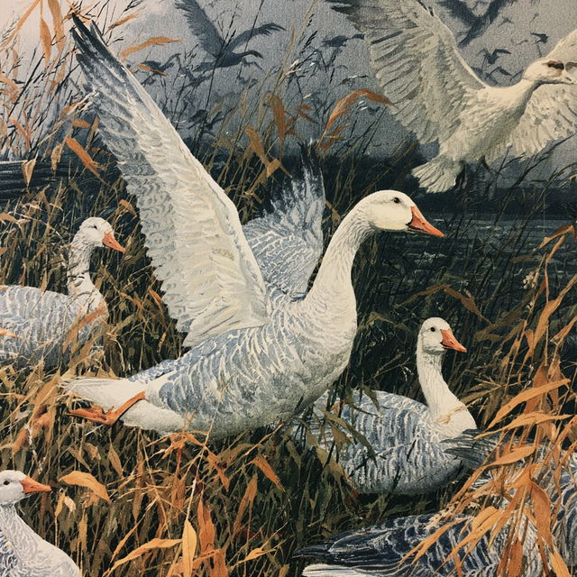 Charles Tunnicliffe style, Midjourney V8.2, render 4 of 4