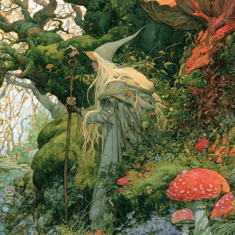 Charles Vess style (Illustrators), Midjourney V8.2