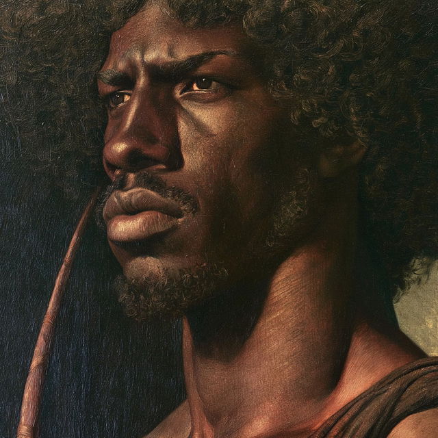 Charles White style, Midjourney V8.2, render 2 of 4