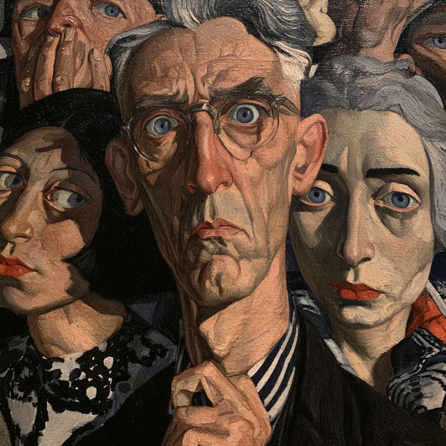 Charley Toorop style, Midjourney V8.2, render 2 of 4