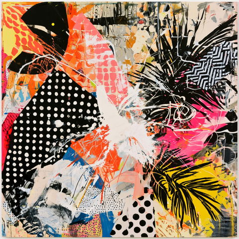 Charline von Heyl style (Painters), Midjourney V8.2