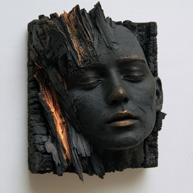 Charred style, Midjourney V8.2, render 4 of 4