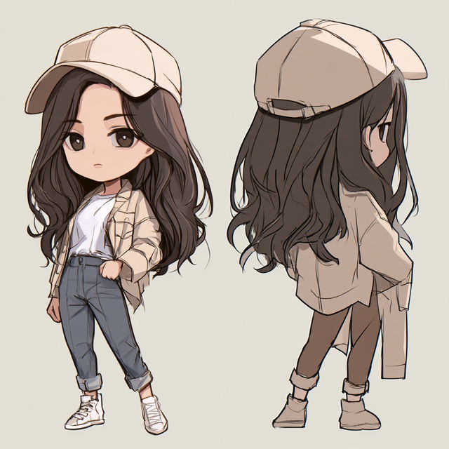Chibi anime style style, Midjourney V8.2, render 3 of 4