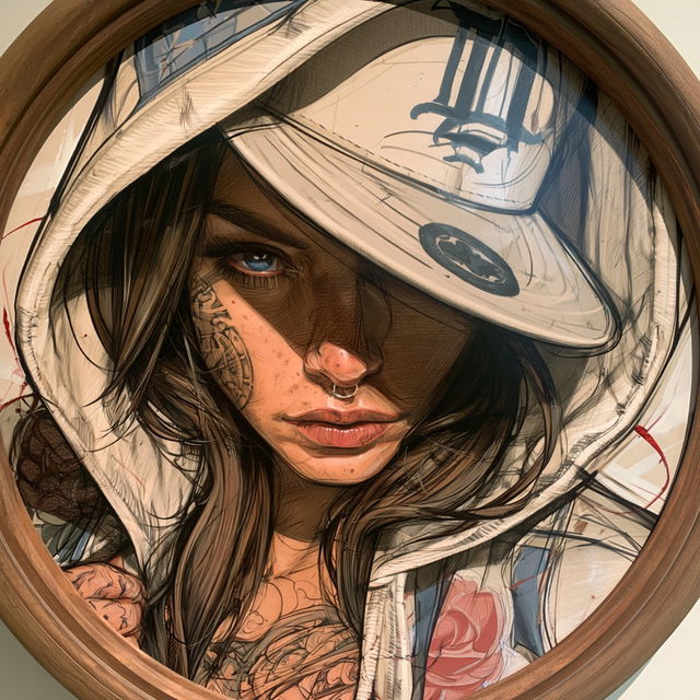 Chicano art style, Midjourney V8.2, render 3 of 4