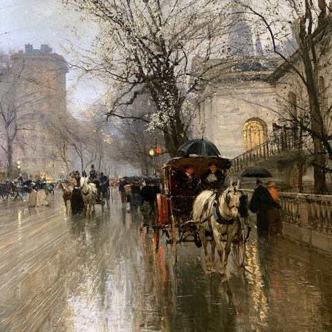 Childe Hassam style (Painters), Midjourney V8.2