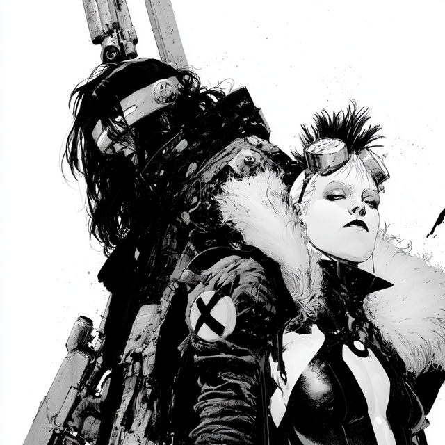 Chris Bachalo style, Midjourney V8.2, render 2 of 4