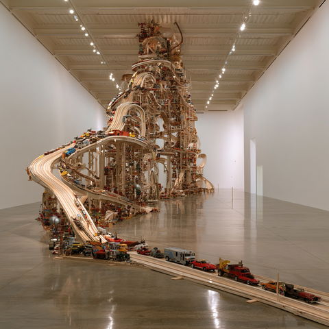 Chris Burden style (Sculptors), Midjourney V8.2