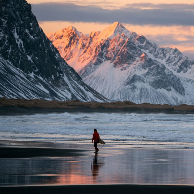 Chris Burkard style, Midjourney V8.2, render 2 of 4