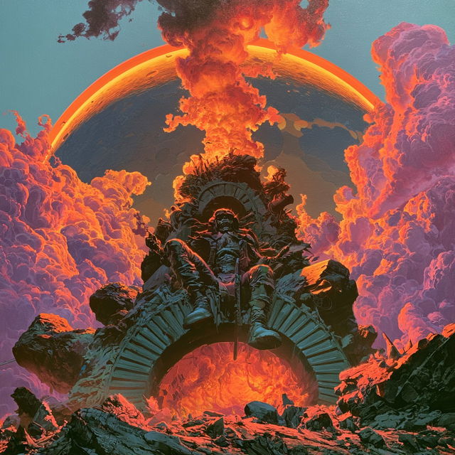 Chris Moore style, Midjourney V8.2, render 3 of 4