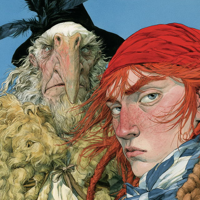 Chris Riddell style, Midjourney V8.2, render 4 of 4