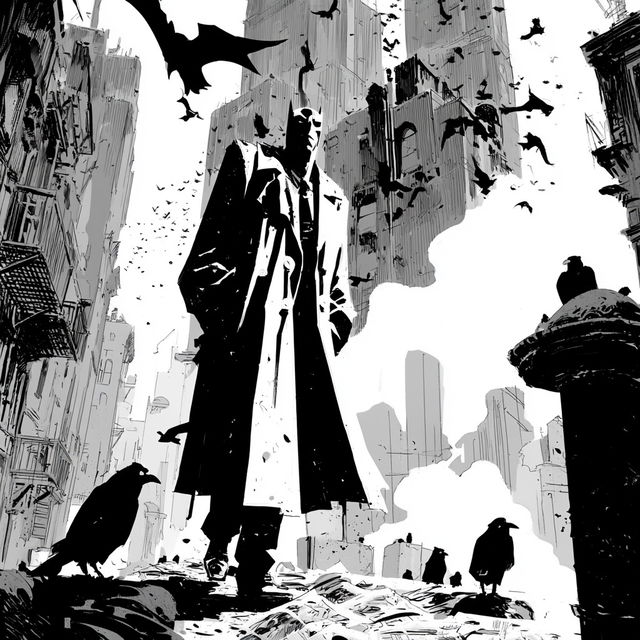 Chris Samnee style, Midjourney V8.2, render 1 of 4
