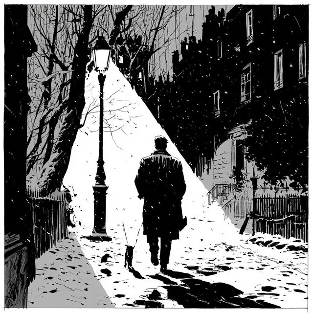 Chris Samnee style, Midjourney V8.2, render 3 of 4