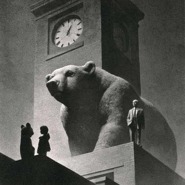 Chris Van Allsburg style, Midjourney V8.2, render 3 of 4