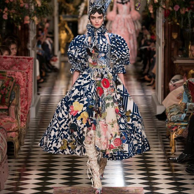 Christian Lacroix style, Midjourney V8.2, render 2 of 4