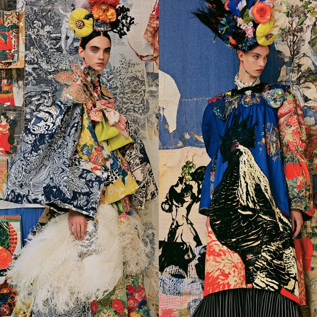 Christian Lacroix style, Midjourney V8.2, render 1 of 4