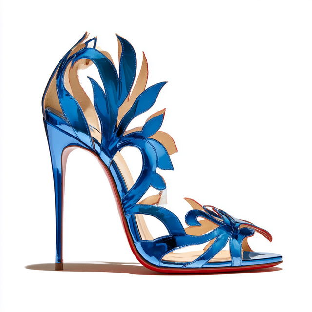 Christian Louboutin style, Midjourney V8.2, render 4 of 4