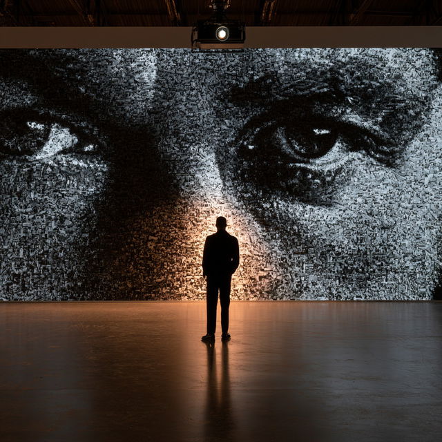 Christian Marclay style, Midjourney V8.2, render 3 of 4