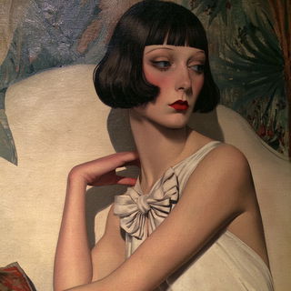 Christian Schad style, Midjourney V8.2, render 1 of 4
