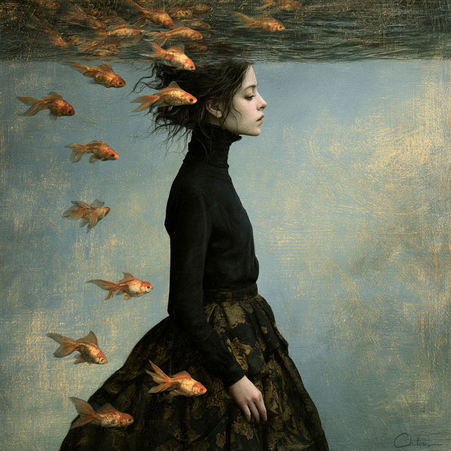 Christian Schloe style, Midjourney V8.2, render 2 of 4